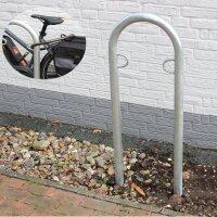 Fahrradanlehnbügel  111,5 x 40 cm Stahl feuerverzinkt Ø 49 mm Einbetonieren Fahrradständer Typ U