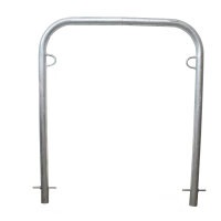 Fahrradanlehnbügel 115 x 99 cm Stahl feuerverzinkt Ø 49 mm Einbetonieren Fahrradständer Parker Typ U