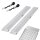 TRUTZHOLM 2x Auffahrrampen 200 x 28 cm 540 kg Alu gelocht starr Verladerampen Motorradrampen grau