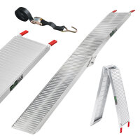 TRUTZHOLM 1x Auffahrrampe Alu klappbar 205 cm 340 kg...