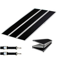 DREIBREIT by TRUTZHOLM Alu Auffahrrampe 175 cm 2-fach klappbar Tragkraft 1020 kg beschichtet Rampe