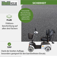 DREIBREIT by TRUTZHOLM Alu Auffahrrampe 175 cm 2-fach klappbar Tragkraft 1020 kg beschichtet Rampe