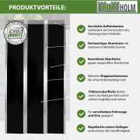 DREIBREIT by TRUTZHOLM Alu Auffahrrampe 175 cm 2-fach klappbar Tragkraft 1020 kg beschichtet Rampe