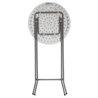 Stehtisch weiß Ø 60cm klappbar Partytisch Bistrotisch Klapptisch Biertisch