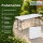Klapptisch 180x75x74 cm Kunststoff / Stahl Gartentisch Esstisch Campingtisch Partytisch Buffettisch