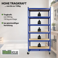 Etagenwagen Rollwagen 900kg 215cm Hoch 6 Ebenen 150 kg je Boden Transportwagen Magazinwagen Kommissionierregal