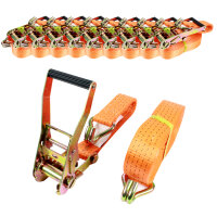 10x Spanngurte mit Ratsche Zurrgurt 2-tlg 6m 5t 5to...