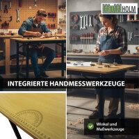Werktisch klappbar 100 x 60 x 75 cm 150 kg Tragegriff Werkbank Arbeitstisch Werkstatttisch