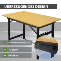 Werktisch klappbar 100 x 60 x 75 cm 150 kg Tragegriff Werkbank Arbeitstisch Werkstatttisch