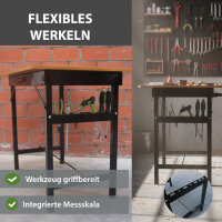 Werktisch klappbar 100 x 60 x 75 cm 150 kg Tragegriff Werkbank Arbeitstisch Werkstatttisch