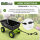 Gartenwagen mit Kippfunktion 400kg 125 L mit Deichsel für Rasentraktor Quad oder Handgriff