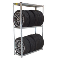 Reifenregal für 8 Räder 180x120x40 cm 795 kg Reifenständer Steckregal