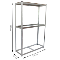 Reifenregal für 8 Räder 180x120x40 cm 795 kg Reifenständer Steckregal