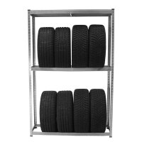 Reifenregal für 8 Räder 180x120x40 cm 795 kg Reifenständer Steckregal