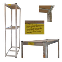Reifenregal für 8 Räder 180x120x40 cm 795 kg Reifenständer Steckregal