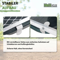 TRUTZHOLM Schubkarren Durchwurfsieb Gartensieb 100x60cm / 115x75cm Sieb Kompost Gitter Durchwurfgitter Erdsieb