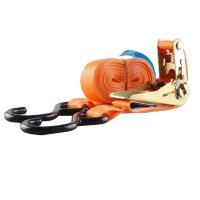 10x Spanngurt 2-tlg Profi Ratschen Zurrgurt 5m 800kg Orange Ladungssicherung reißfest