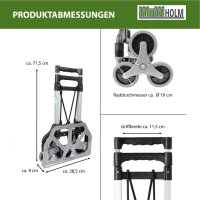 Treppensteiger Sackkarre klappbar 70 kg 109 cm Aluminium