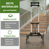 Treppensteiger Sackkarre klappbar 70 kg 109 cm Aluminium