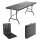 Buffettisch Klapptisch 180 x 75 cm Holzoptik klappbar Kunststoff Gartentisch  Bierzelttisch