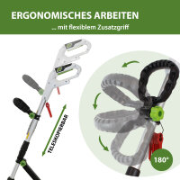 Akku Rasentrimmer 20 V 2,0 Ah Akku & Ladegerät 26 cm Kantenschneider Trimmer inkl. 20x Nylonmesser