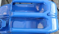 Metallkanister blau 20 Liter inkl. Ausgießer flexibel + Halter Benzin Diesel
