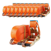 10x Spanngurt Ratschen Zurrgurt 10m 4t 4000kg 4to...