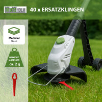 40x Ersatzklingen für Rasentrimmer...