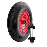 Schubkarrenrad Ersatzrad Vollgummi 4.80/4.00-8 mit Achse...