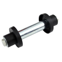 Schubkarrenrad Ersatzrad Vollgummi 4.80/4.00-8 mit Achse Stahlfelge