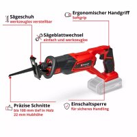 Einhell Akku-Universalsäge TE-AP 18/22 Li Solo Power X-Change ( 4326300 )