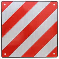 Warntafel Warnschild Italien Spanien 2 in1 50 x 50 cm rot weiß reflektierend Caravan Heckträger