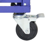 Etagenwagen 750kg 115x90x45 cm 5 Ebenen blau Transportwagen Magazinwagen Kommissionierwagen