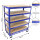 Etagenwagen 750kg 115x90x45 cm 5 Ebenen blau Transportwagen Magazinwagen Kommissionierwagen