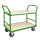 Etagenwagen höhenverstellbar Tragkraft 250 kg Stahlrahmen 2 Etagen Vollgummiräder Transportwagen