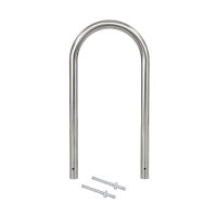Fahrradanlehnbügel 115 x 58 cm Edelstahl Ø 60...