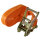 Profi Ratschen Spanngurt Spanngurte Zurrgurt 1-tlg 6m 2t 2to 2000kg TÜV/GS ORANGE