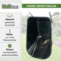 Schubkarre PP100 l  PU Rad  Bau Karre Gartenschubkarre Bauschubkarre Schiebkarre Garten
