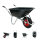 Schubkarre PP100 l  PU Rad  Bau Karre Gartenschubkarre Bauschubkarre Schiebkarre Garten