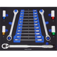 Holmwerk®  Werkstattwagen orange 252 tlg. XXL bestückt gefüllt Assistent Werkzeugwagen