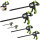 6x Einhandzwinge 3 Größen Schnellspannzwinge 35x105 mm 60x150 mm 60x300 mm
