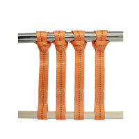 8 Gurtschlaufen Doppelschlaufe Spanngurt für Motorrad Motorradspanngurt ORANGE