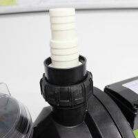 2x Adapter für Schwimmbadpumpe PVC-U 50 Schlauchtülle zum Kleben ABS 38 / 32 x 50 mm