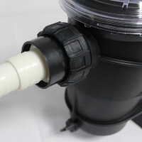 2x Adapter für Schwimmbadpumpe PVC-U 50 Schlauchtülle zum Kleben ABS 38 / 32 x 50 mm
