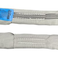 4x Rundschlinge 4000 kg 4 to grau 4 m Umfang Hebeband Hebeschlinge Hebegurt