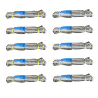 10x Rundschlinge 4000 kg 4 to grau 4 m Umfang Hebeband...