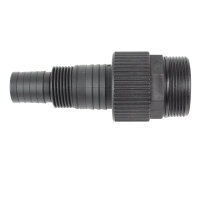 2x Adapter für Schwimmbadpumpe ABS für 24 / 34  mm Schläuche 1 1/2" Innengewinde