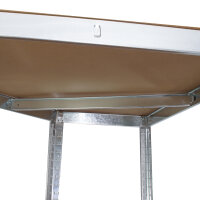 Eckregal 180x75x40 cm Schwerlastregal Steckregal Lagerregal Kellerregal 875 kg Traglast
