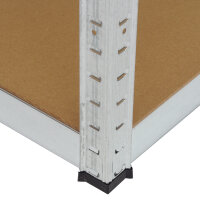 Eckregal 180x75x40 cm Schwerlastregal Steckregal Lagerregal Kellerregal 875 kg Traglast