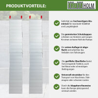 TRUTZHOLM 2x Auffahrrampe Alu klappbar 205 cm 680 kg Tragkraft rutschhemmend gerillt Verladerampe